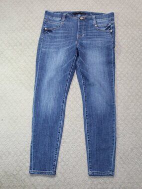 Liverpool Los Angeles The Skinny Size 10/30 Pull On Jeans Med Wash Stretch